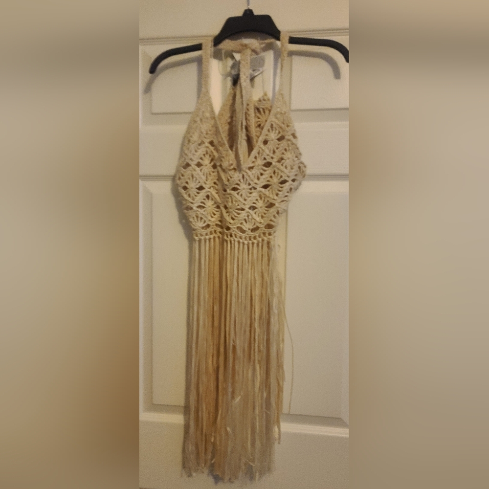 Forever 21 Cream Boho Chic Top